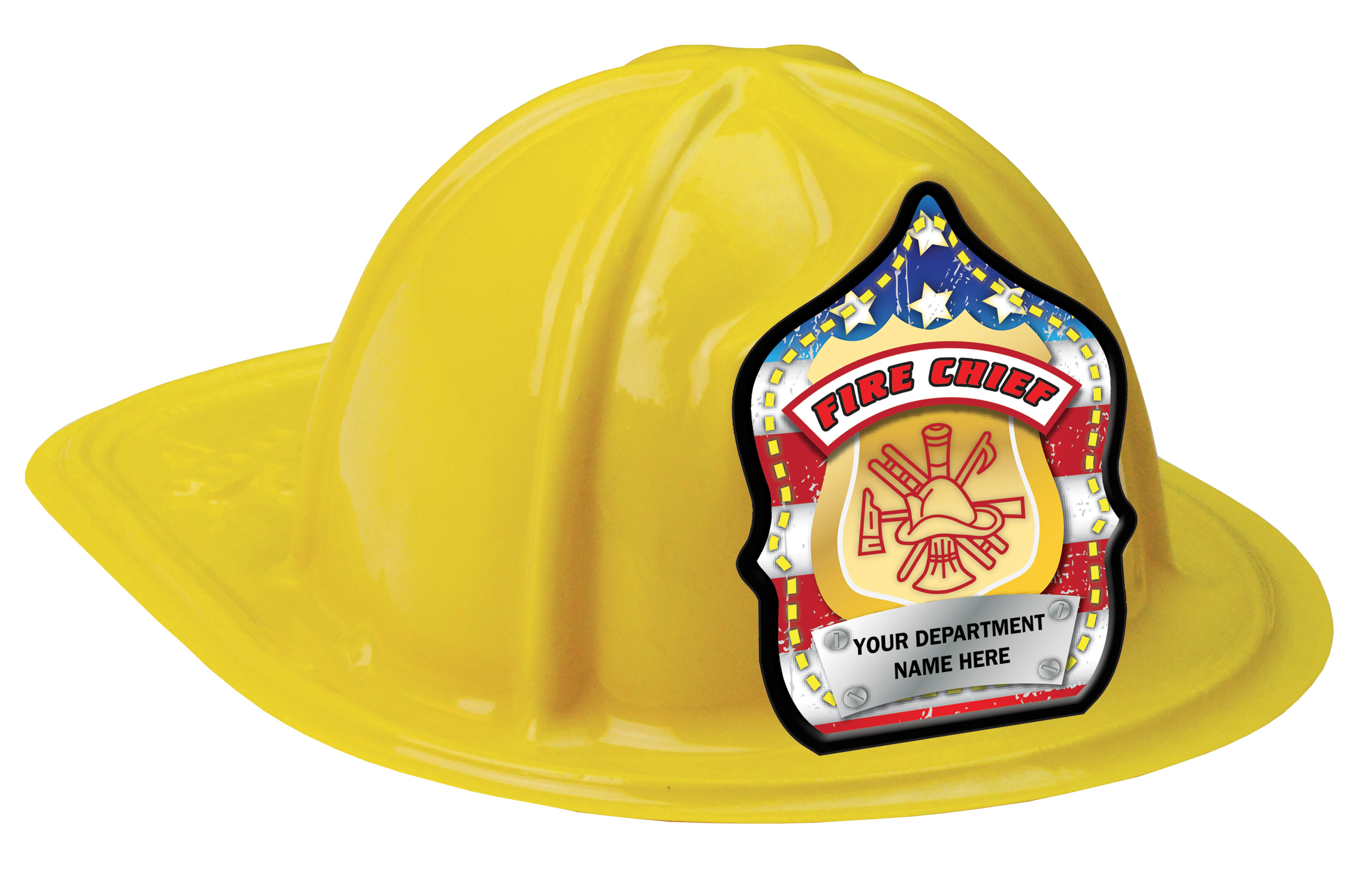 Custom “Fire Chief Flag” Fire Hat | Fire Safety For Life