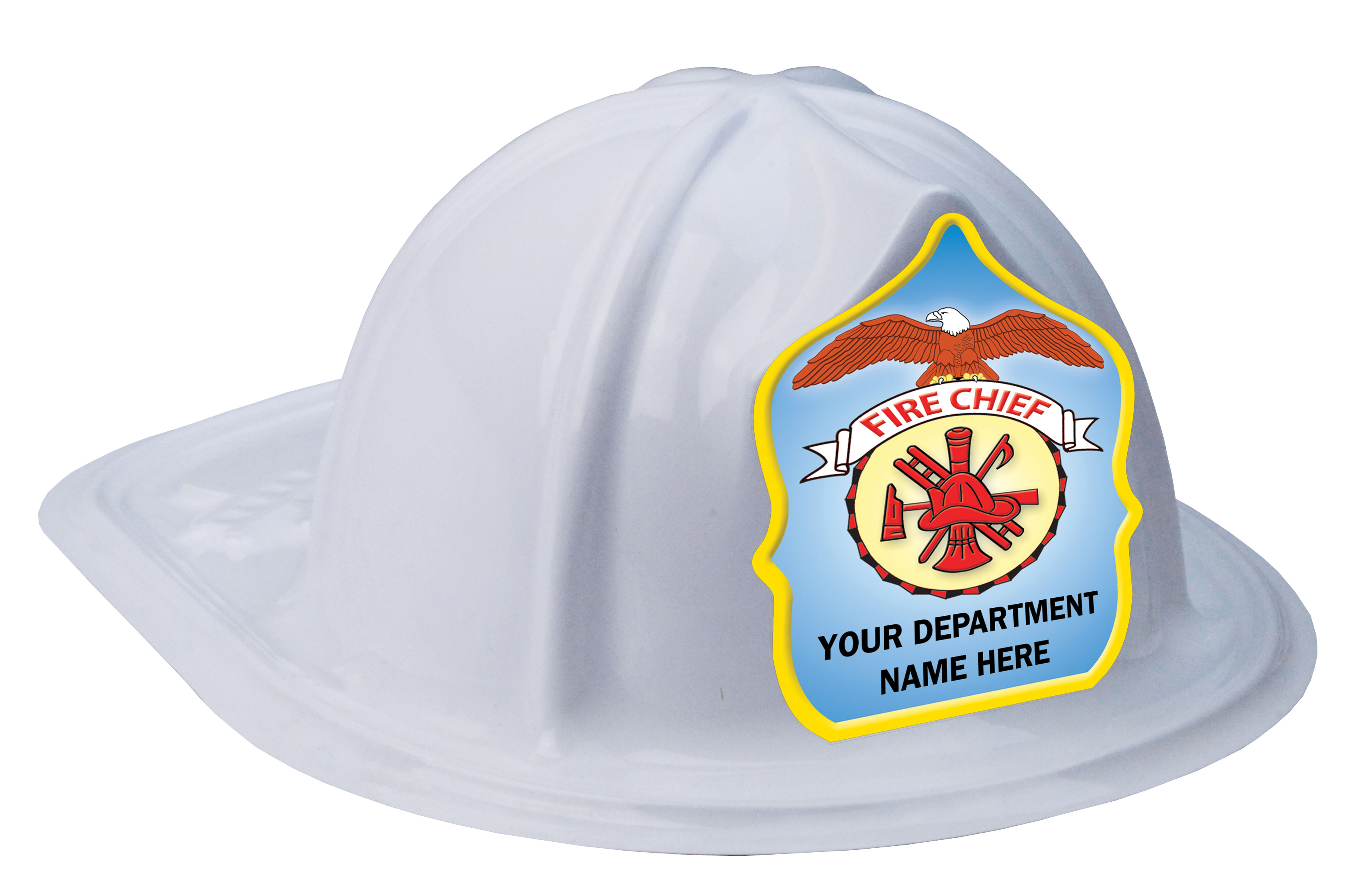 Custom “Fire Chief Eagle” Fire Hat | Fire Safety For Life