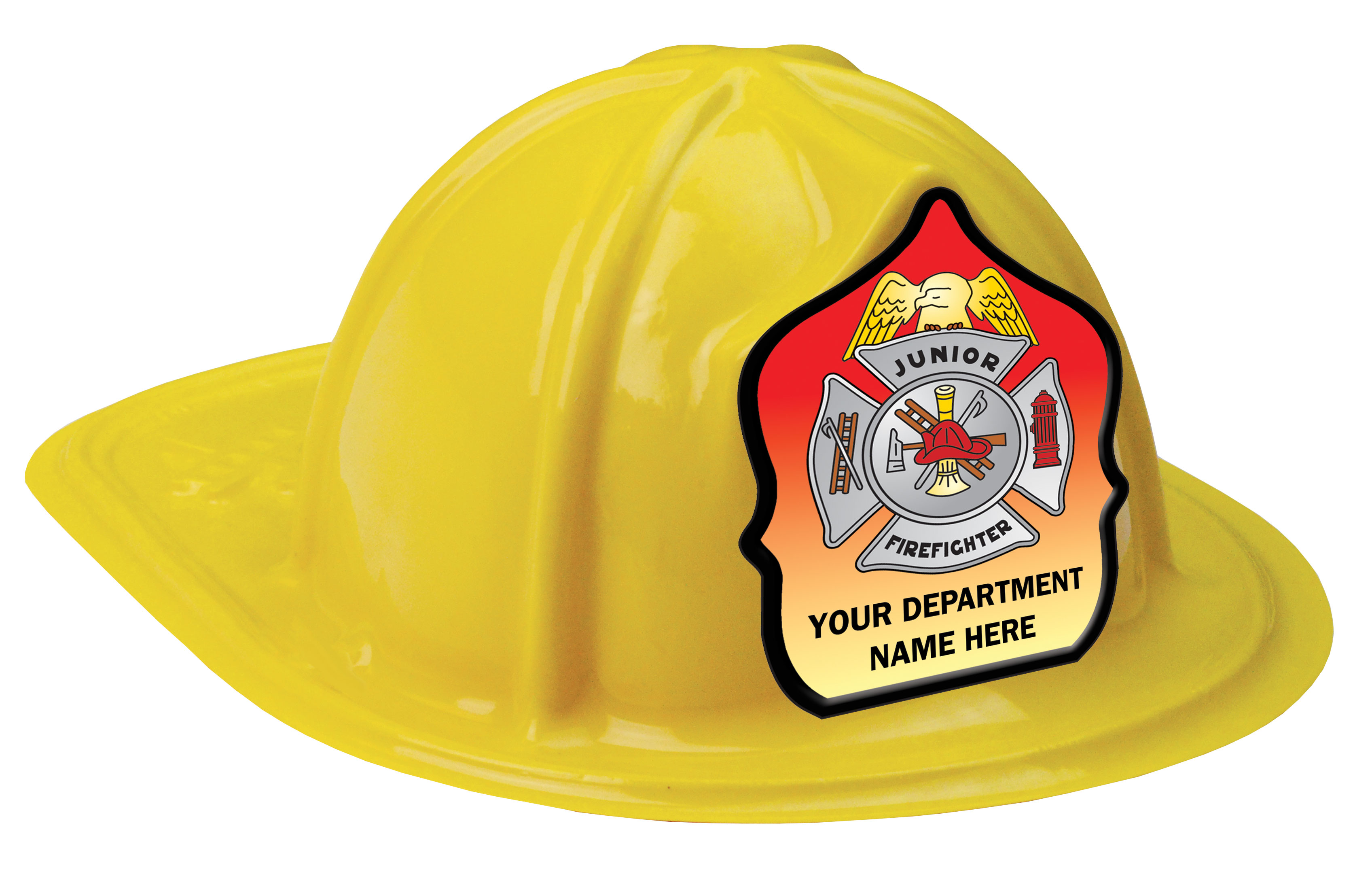Custom "Junior Firefighter" Fire Hat Fire Safety For Life