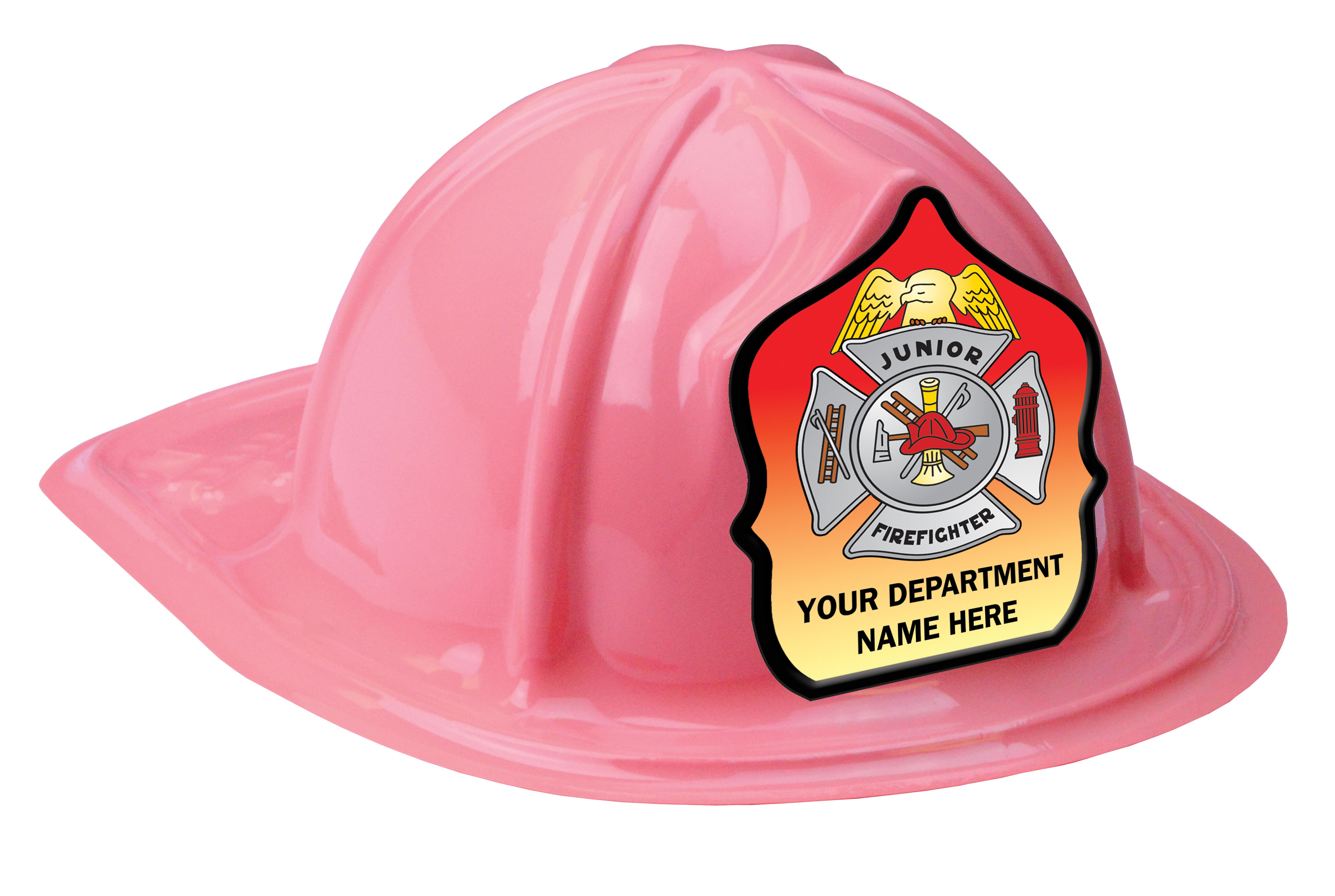 Custom "Junior Firefighter" Fire Hat Fire Safety For Life