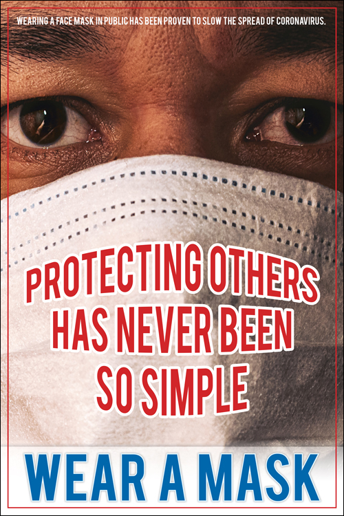 COVID-19: Wear Face Masks Poster (Adult) | Fire Safety For Life