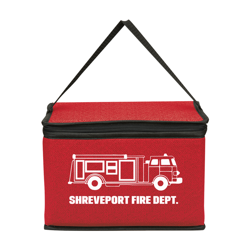 Custom Insulated Cooler Lunch Bag Fire Safety For Life